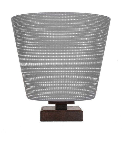 Toltec Lighting - 52-DG-4082 - One Light Table Lamp - Luna - Dark Granite