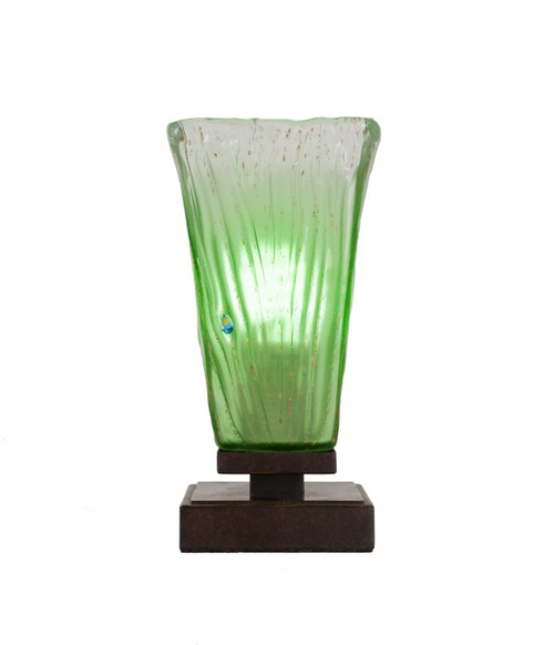 Toltec Lighting - 52-DG-637 - One Light Table Lamp - Luna - Dark Granite