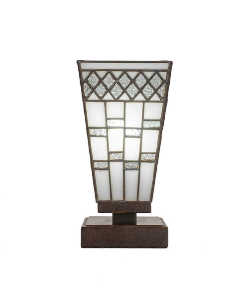 Toltec Lighting - 52-DG-9104 - One Light Table Lamp - Luna - Dark Granite