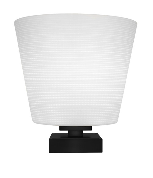 Toltec Lighting - 52-MB-4081 - One Light Table Lamp - Luna - Matte Black