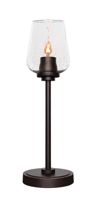 Toltec Lighting - 53-DG-210 - One Light Table Lamp - Luna - Dark Granite