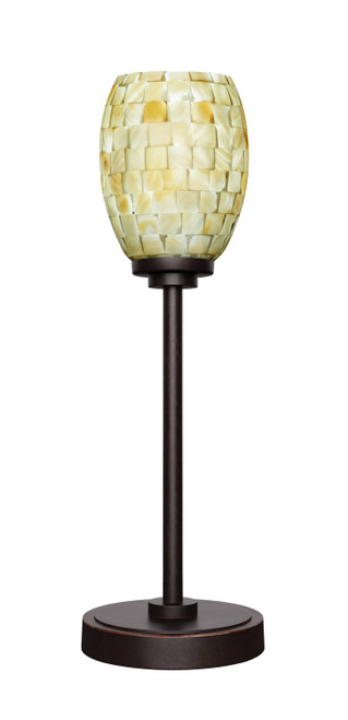 Toltec Lighting - 53-DG-406 - One Light Table Lamp - Luna - Dark Granite
