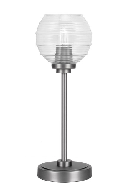 Toltec Lighting - 53-GP-5110 - One Light Table Lamp - Luna - Graphite