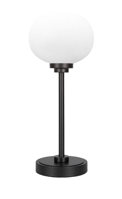 Toltec Lighting - 53-MB-212 - One Light Table Lamp - Luna - Matte Black