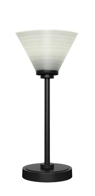 Toltec Lighting - 53-MB-4051 - One Light Table Lamp - Luna - Matte Black