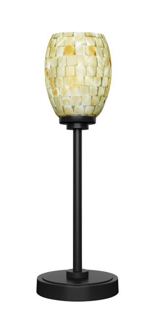 Toltec Lighting - 53-MB-406 - One Light Table Lamp - Luna - Matte Black