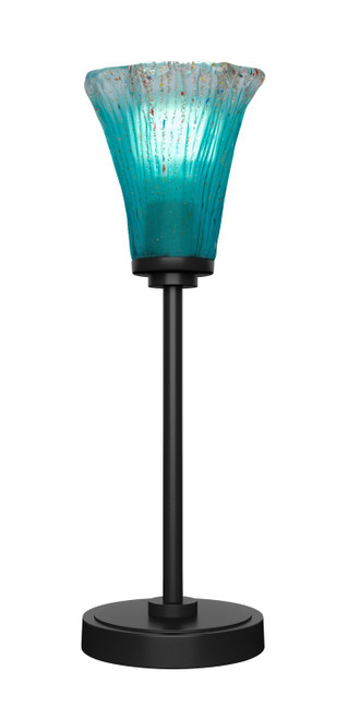 Toltec Lighting - 53-MB-725 - One Light Table Lamp - Luna - Matte Black