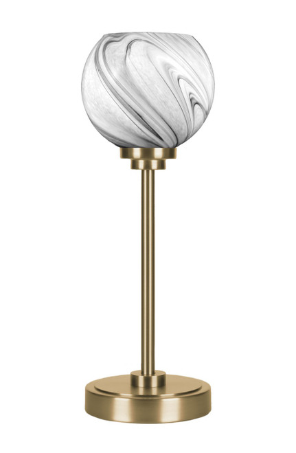 Toltec Lighting - 53-NAB-4109 - One Light Table Lamp - Luna - New Age Brass