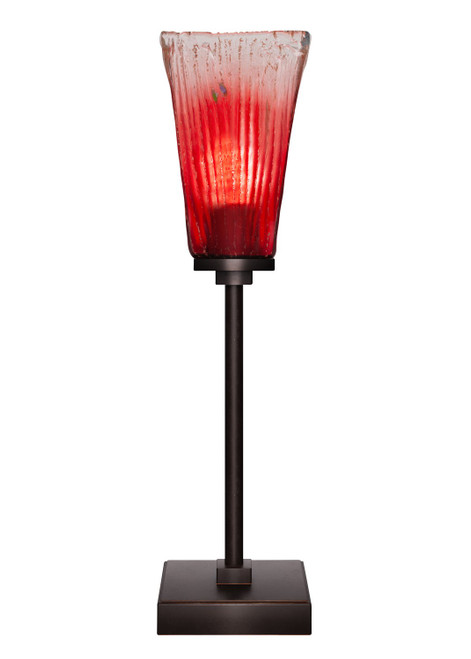 Toltec Lighting - 54-DG-636 - One Light Table Lamp - Luna - Dark Granite