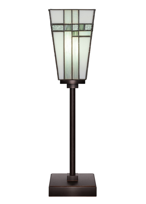 Toltec Lighting - 54-DG-9554 - One Light Table Lamp - Luna - Dark Granite