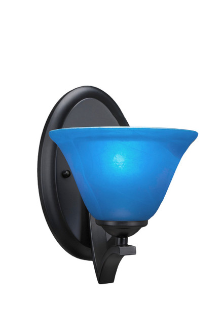 Toltec Lighting - 551-MB-4155 - One Light Wall Sconce - Zilo - Matte Black