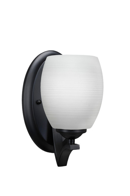 Toltec Lighting - 551-MB-615 - One Light Wall Sconce - Zilo - Matte Black