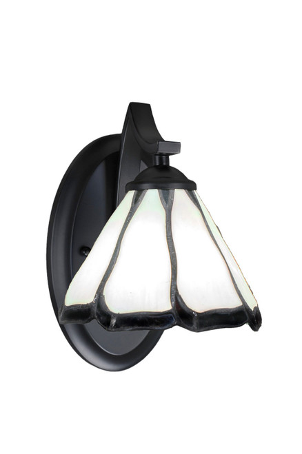 Toltec Lighting - 551-MB-9125 - One Light Wall Sconce - Zilo - Matte Black