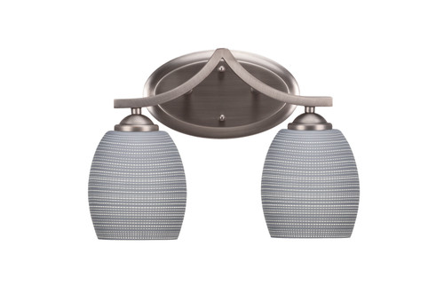 Toltec Lighting - 552-GP-4022 - Two Light Bath Bar - Zilo - Graphite