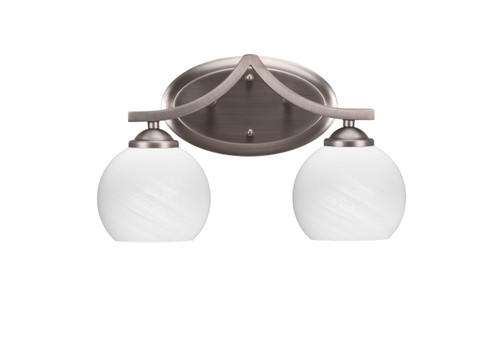 Toltec Lighting - 552-GP-4101 - Two Light Bath Bar - Zilo - Graphite