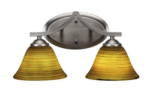 Toltec Lighting - 552-GP-454 - Two Light Bath Bar - Zilo - Graphite