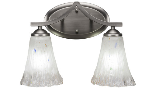 Toltec Lighting - 552-GP-721 - Two Light Bath Bar - Zilo - Graphite