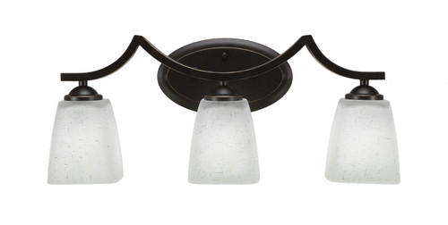 Toltec Lighting - 553-DG-460 - Three Light Bath Bar - Zilo - Dark Granite