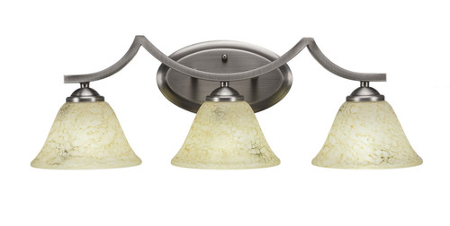 Toltec Lighting - 553-GP-508 - Three Light Bath Bar - Zilo - Graphite