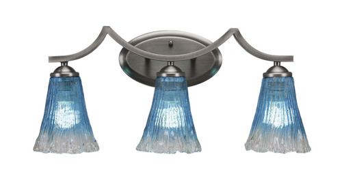 Toltec Lighting - 553-GP-725 - Three Light Bath Bar - Zilo - Graphite