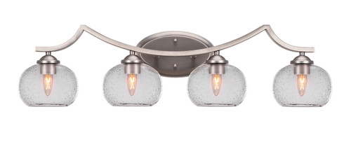 Toltec Lighting - 554-GP-202 - Four Light Bath Bar - Zilo - Graphite