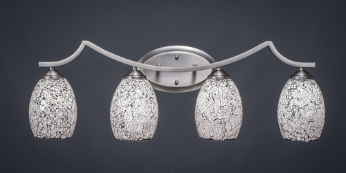 Toltec Lighting - 554-GP-4165 - Four Light Bath Bar - Zilo - Graphite