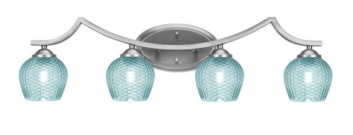 Toltec Lighting - 554-GP-4605 - Four Light Bath Bar - Zilo - Graphite