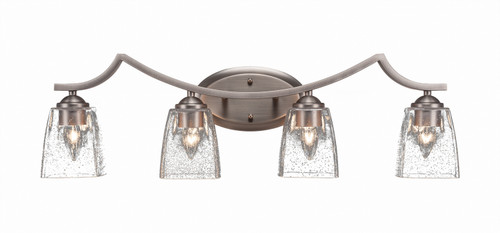 Toltec Lighting - 554-GP-461 - Four Light Bath Bar - Zilo - Graphite