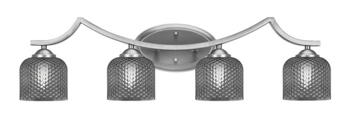 Toltec Lighting - 554-GP-4612 - Four Light Bath Bar - Zilo - Graphite
