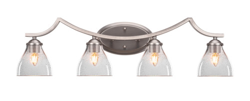 Toltec Lighting - 554-GP-4760 - Four Light Bath Bar - Zilo - Graphite