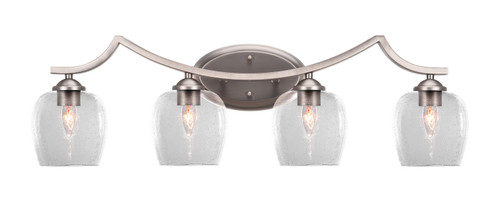 Toltec Lighting - 554-GP-4810 - Four Light Bath Bar - Zilo - Graphite