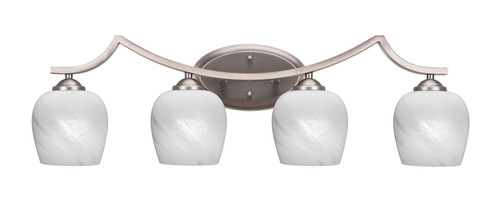 Toltec Lighting - 554-GP-4811 - Four Light Bath Bar - Zilo - Graphite