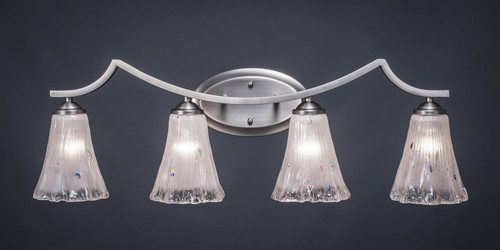 Toltec Lighting - 554-GP-721 - Four Light Bath Bar - Zilo - Graphite