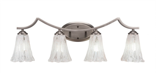 Toltec Lighting - 554-GP-729 - Four Light Bath Bar - Zilo - Graphite