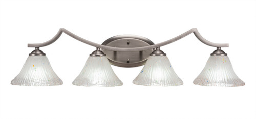 Toltec Lighting - 554-GP-751 - Four Light Bath Bar - Zilo - Graphite