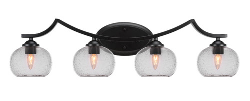 Toltec Lighting - 554-MB-202 - Four Light Bath Bar - Zilo - Matte Black