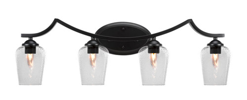 Toltec Lighting - 554-MB-210 - Four Light Bath Bar - Zilo - Matte Black