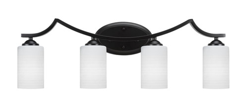 Toltec Lighting - 554-MB-4061 - Four Light Bath Bar - Zilo - Matte Black