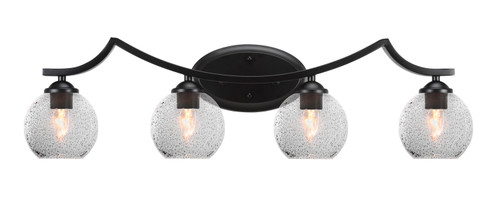 Toltec Lighting - 554-MB-4102 - Four Light Bath Bar - Zilo - Matte Black