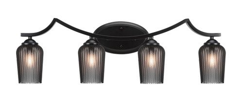 Toltec Lighting - 554-MB-4252 - Four Light Bath Bar - Zilo - Matte Black
