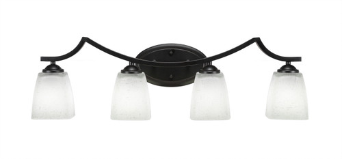 Toltec Lighting - 554-MB-460 - Four Light Bath Bar - Zilo - Matte Black