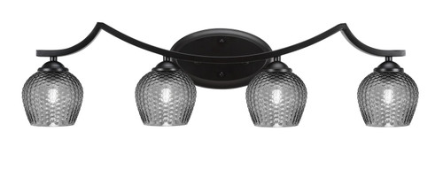 Toltec Lighting - 554-MB-4602 - Four Light Bath Bar - Zilo - Matte Black