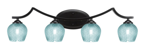 Toltec Lighting - 554-MB-4605 - Four Light Bath Bar - Zilo - Matte Black
