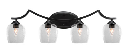 Toltec Lighting - 554-MB-4810 - Four Light Bath Bar - Zilo - Matte Black
