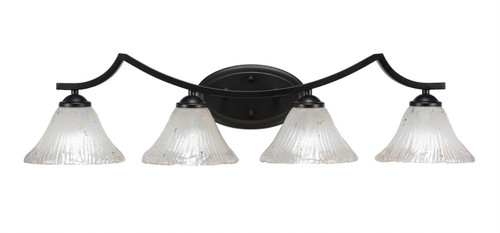 Toltec Lighting - 554-MB-751 - Four Light Bath Bar - Zilo - Matte Black