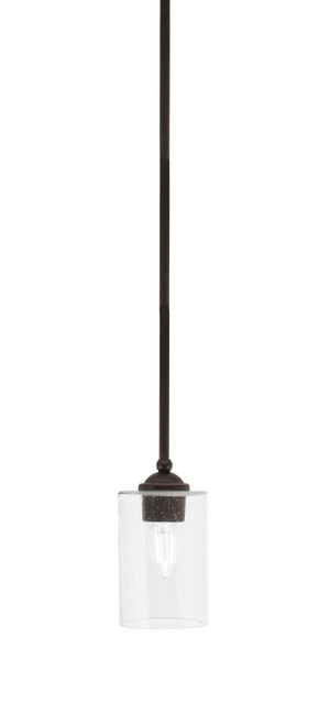 Toltec Lighting - 560-DG-300 - One Light Mini Pendant - Zilo - Dark Granite