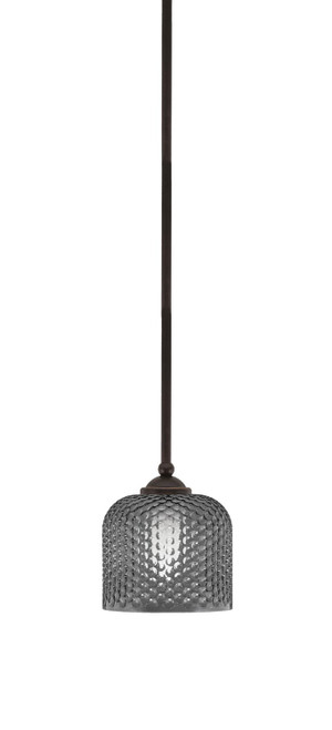 Toltec Lighting - 560-DG-4612 - One Light Mini Pendant - Zilo - Dark Granite