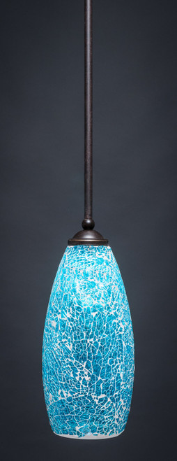 Toltec Lighting - 560-DG-5065 - One Light Mini Pendant - Zilo - Dark Granite