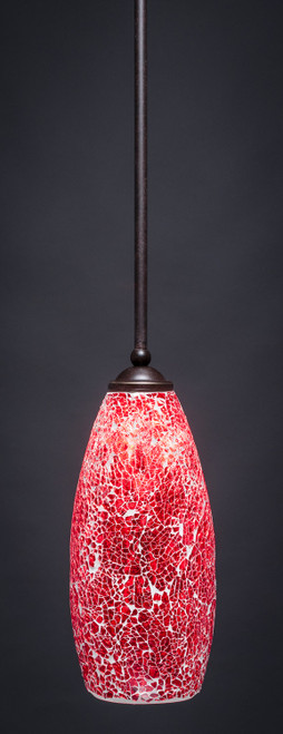Toltec Lighting - 560-DG-5066 - One Light Mini Pendant - Zilo - Dark Granite