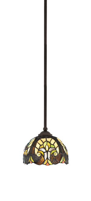 Toltec Lighting - 560-DG-9945 - One Light Mini Pendant - Zilo - Dark Granite